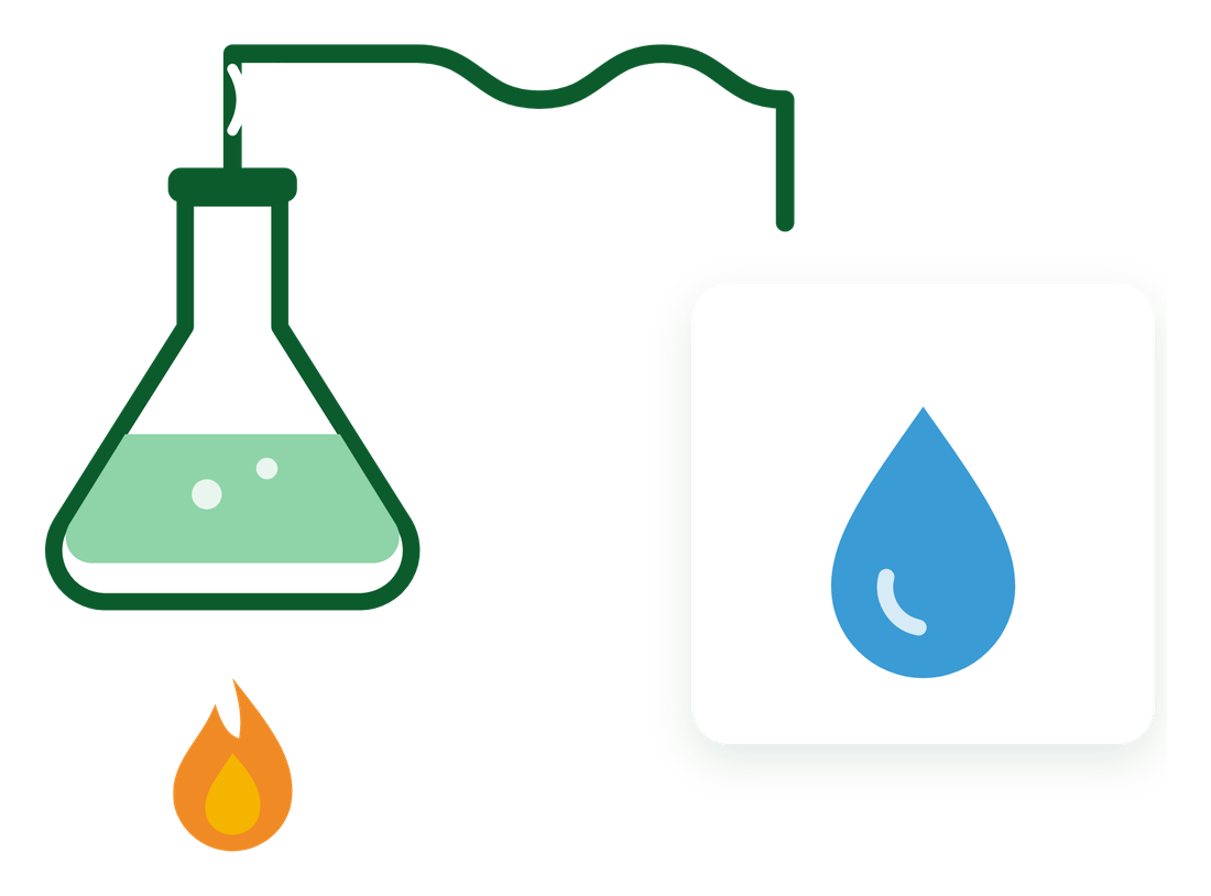 Évaporation des eaux usées et eau distillée